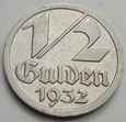 Wolne Miasto Gdańsk - 1/2 guldena - 1932 - WMG