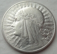 10 złotych - GŁOWA KOBIETY - 1933 - srebro