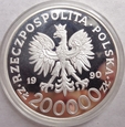 Polska - III RP - 200000 złotych - Gen. Komorowski - Bór - 1990