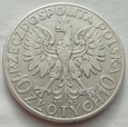 10 złotych - GŁOWA KOBIETY - 1932 - srebro