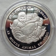 Kongo - 1000 franków - 2003 - Goryl  / srebro