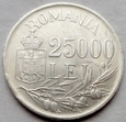 Rumunia - 25000 lei - 1946 - Mihai I - srebro
