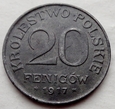 Królestwo Polskie - 20 fenigów - 1917 