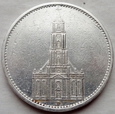 Niemcy - Trzecia Rzesza : 5 marek 1934 D - Kościół - srebro