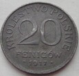 Królestwo Polskie - 20 fenigów - 1917 
