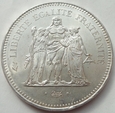 FRANCJA - 50 franków - 1975 - Herkules - srebro