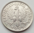 POLSKA - II RP : 1 złoty - ŻNIWIARKA - 1925 - srebro