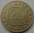 AUSTRIA - 20 szylingów 1992 - Vorarlberg