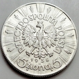 Polska - II RP - 5 złotych - Józef Piłsudski - 1938 - srebro