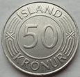 ISLANDIA - 50 kronur / koron - 1968 - Suwerenność