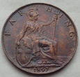 WIELKA BRYTANIA - FARTHING - 1897 - Victoria