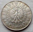 POLSKA - II RP : 10 złotych - Józef Piłsudski - 1936 - srebro