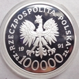 Polska - III RP - 100000 złotych Żołnierz Polski Tobruk 1941 - 1991