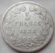 FRANCJA - 5 franków - 1834 B - Louis Philippe I