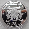 Benin - 1000 franków 2006 - Żarłacz szary / srebro