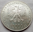POLSKA - PRL : 10000 złotych - Jan Paweł II - 1987 - srebro