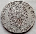 Niemcy - 2 marki - 1876 G - BADEN - Friedrich I 