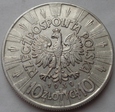 10 złotych - JÓZEF PIŁSUDSKI - 1939 - srebro