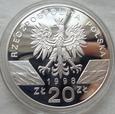 20 złotych - Zwierzęta świata - Ropucha Paskówka - 1998