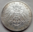 Niemcy - 3 marki - 1911 A - PRUSY - Wilhelm II