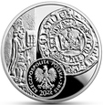 20 złotych - Historia Monety - grosz Kazimierza Wielkiego 2015