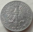 5 złotych - 1959 - RYBAK - aluminium