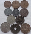 WĘGRY - zestaw monet obiegowych - 11 sztuk