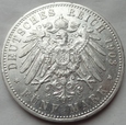 Niemcy - 5 marek - 1903 A - PRUSY - Wilhelm II / 1