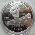 USA - 1 dolar - 1999 P - 125. rocznica Yellowstone - srebro