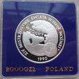 Polska - PRL - 20000 złotych - MŚ Włochy 1990 - Globus - 1989