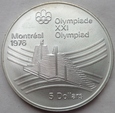 KANADA 5 dolarów Montreal 1976 - Wioska Olimpijska