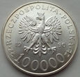 Polska - III RP - 100000 złotych - Solidarność 1990 A - uncja ag999