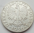 POLSKA - II RP - 5 złotych - Żaglowiec - 1936 - srebro