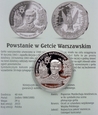 Polacy w II Wojnie Światowej POWSTANIE W GETCIE WARSZAWSKIM - srebro