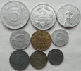 AUSTRIA - zestaw monet obiegowych - 9 sztuk