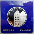 Polska - PRL : 5000 złotych - Ratujemy zabytki Torunia - 1989