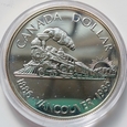 KANADA - 1 dolar 1986 - Centenary of Vancouver - Elizabeth II - srebro