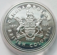 KANADA - 1 dolar 1958 - British Columbia - Elizabeth II - srebro