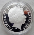 Australia - 1 dolar - 2009 - rok Wołu - uncja - ag999