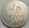 10 złotych - GŁOWA KOBIETY - 1933