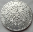 Niemcy - 5 marek - 1907 A - PRUSY - Wilhelm II / 3