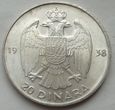 JUGOSŁAWIA - 20 DINARA - 1938 - Petar II / 1