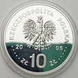 10 złotych - August II Mocny - półpostać - 2005