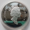 KANADA - 1 dolar 2001 - Canadian Ballet - Elizabeth II - srebro