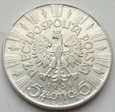 POLSKA - II RP - 5 złotych - Józef Piłsudski - 1938 - srebro