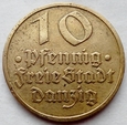 Wolne Miasto Gdańsk - 10 fenigów 1932 - WMG