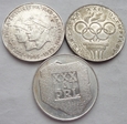 3 x 200 złotych - KPL : 1974 - 1975 - 1976 - srebro / 5