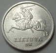 LITWA - 5 LITAI - 1936 - srebro 