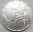 Jan Paweł II - Pierwsza wizyta Papieża w Belgii - 1985 - srebro 925