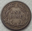 USA - ONE DIME - 10 CENTÓW - 1913 - Barber Dime